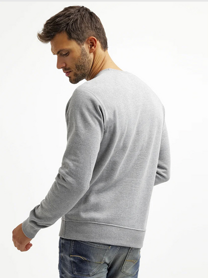 Unisex Round Neck Casual Printed Long Sleeve Sweatshirt