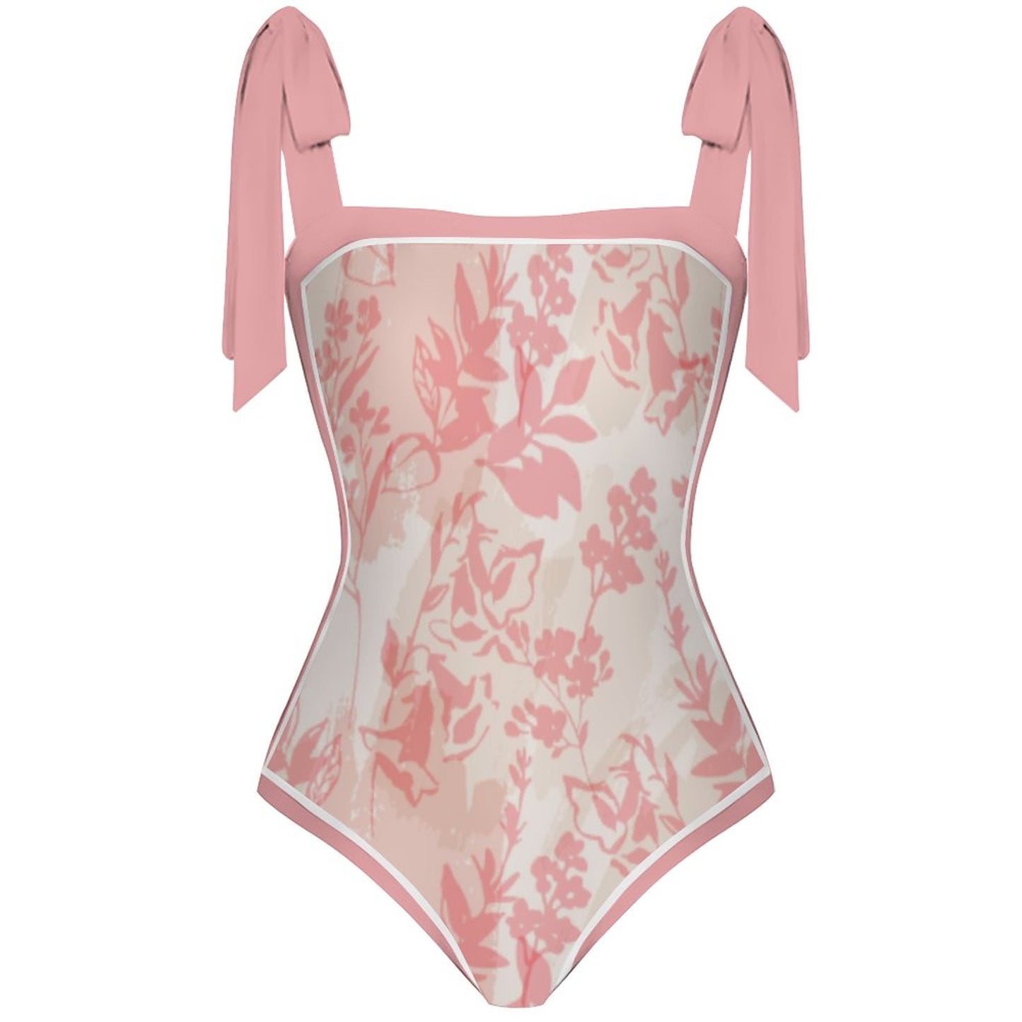 Fashion Printed One Piece Swimsuit And Cover Up 2305104418