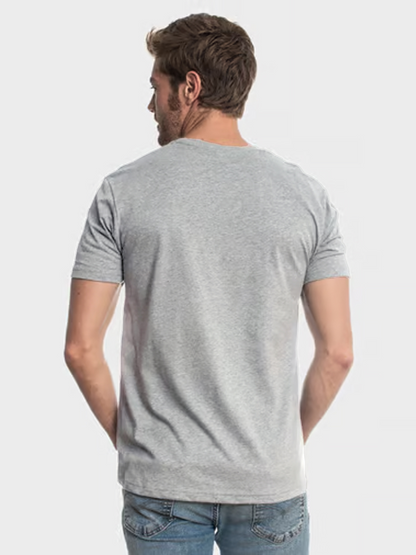 Men's Casual Tiny Thanos Printed Round Neck Short Sleeve T-Shirt