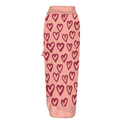 Casual Printed One Piece Swimsuit And Cover Up 2306103128