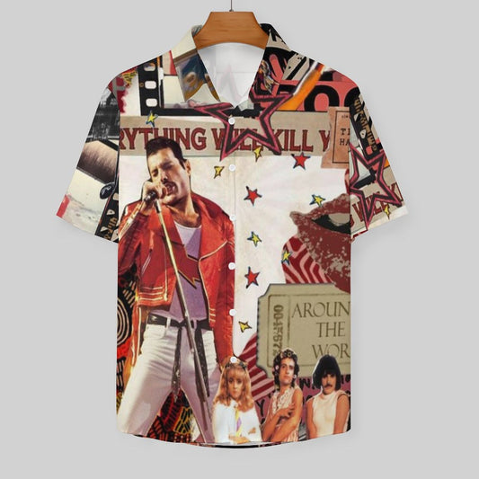 Men's Fashion Casual Printed Short Sleeve Shirts 2306102311