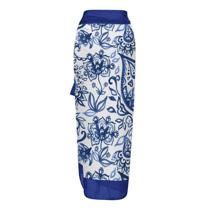 Casual Printed One-Piece Swimsuit And Cover Up 2305102392