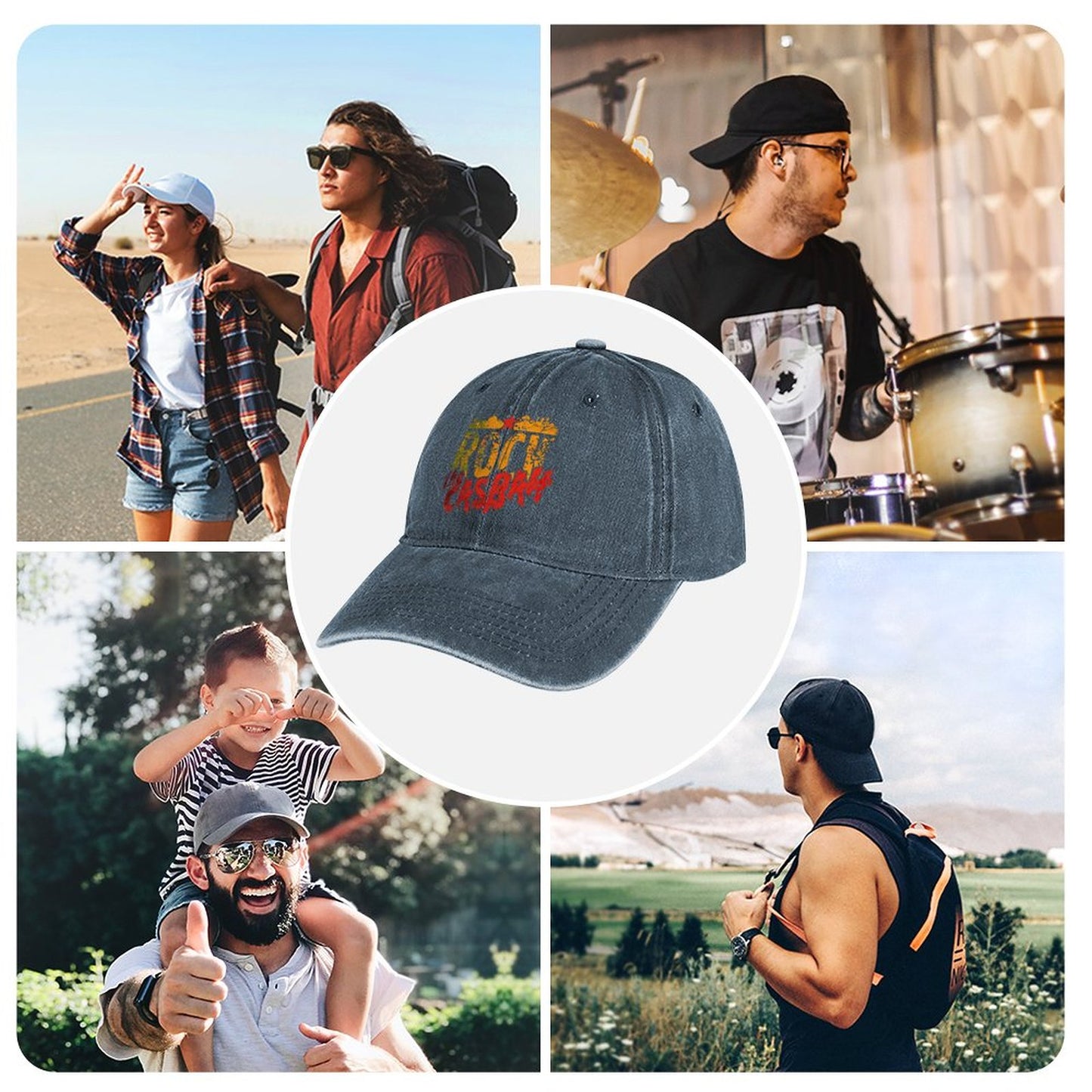 JOC Washed Denim Baseball Cap 2305101742