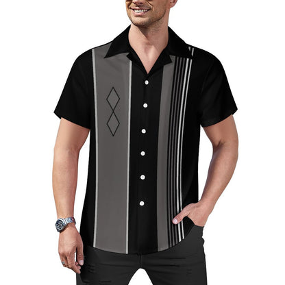 Men's Hawaiian Print Casual Shirt 2304104820