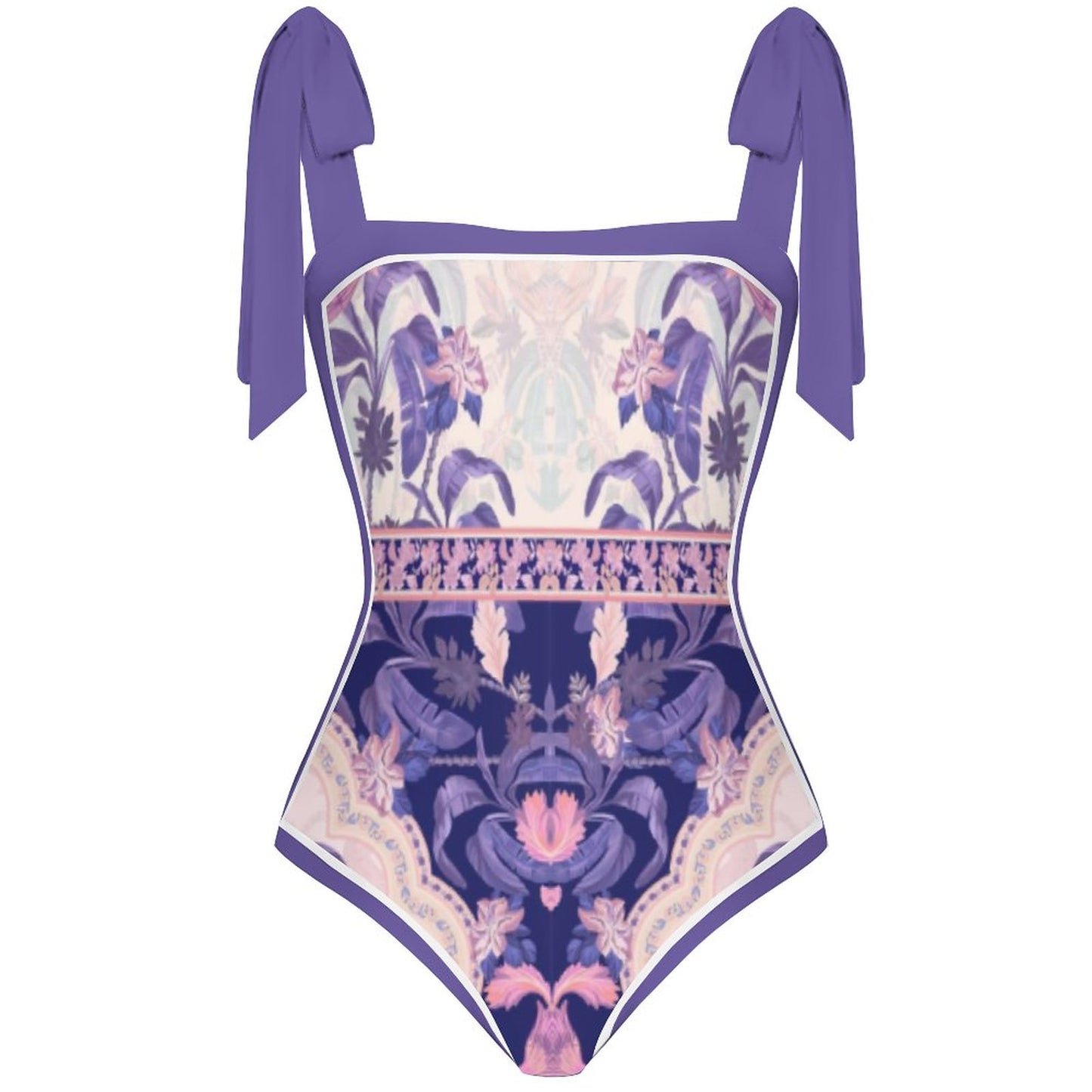 Fashion Printed One Piece Swimsuit And Cover Up 2305105540