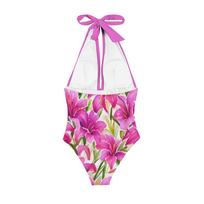 Casual Printed One Piece Swimsuit And Cover Up 2306102208