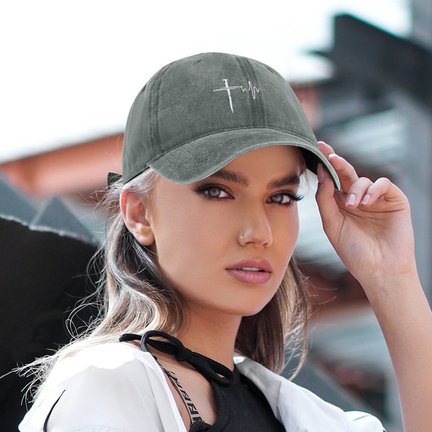 JOC Washed Denim Baseball Cap 2305102581