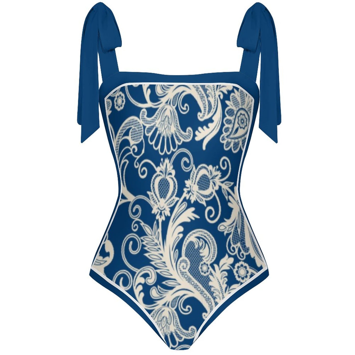 Fashion Printed One Piece Swimsuit And Cover Up 2305104538
