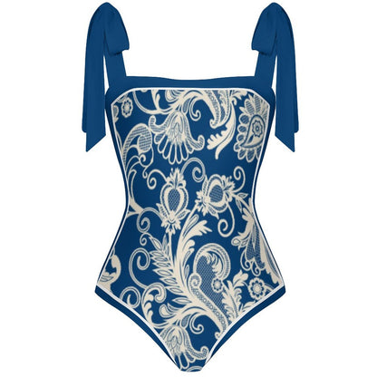 Fashion Printed One Piece Swimsuit And Cover Up 2305104538