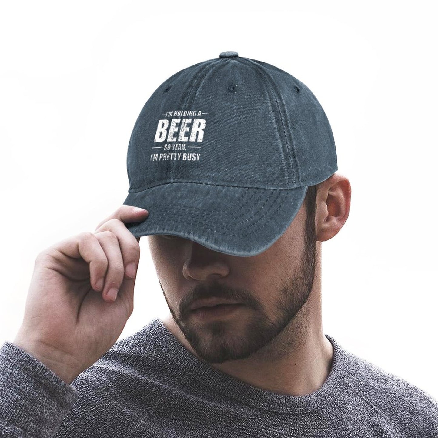 JOC Washed Denim Baseball Cap 2305102335