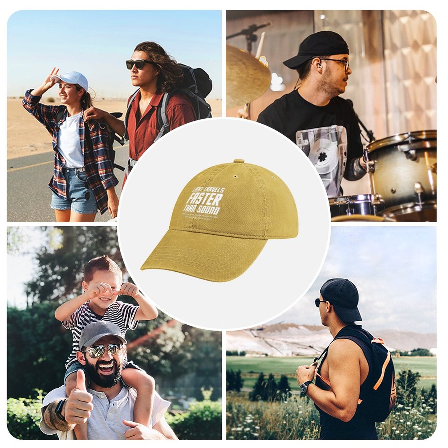 JOC Washed Denim Baseball Cap 2305103313