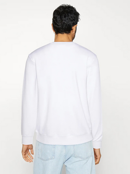 Unisex Round Neck Casual Skeleton Printed Long Sleeve Sweatshirt