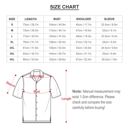 Men's Hawaiian Casual Short Sleeve Shirt 2305102304