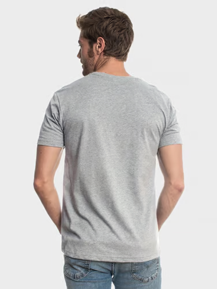 Men's Casual Captain America Printed Round Neck Short Sleeve T-Shirt