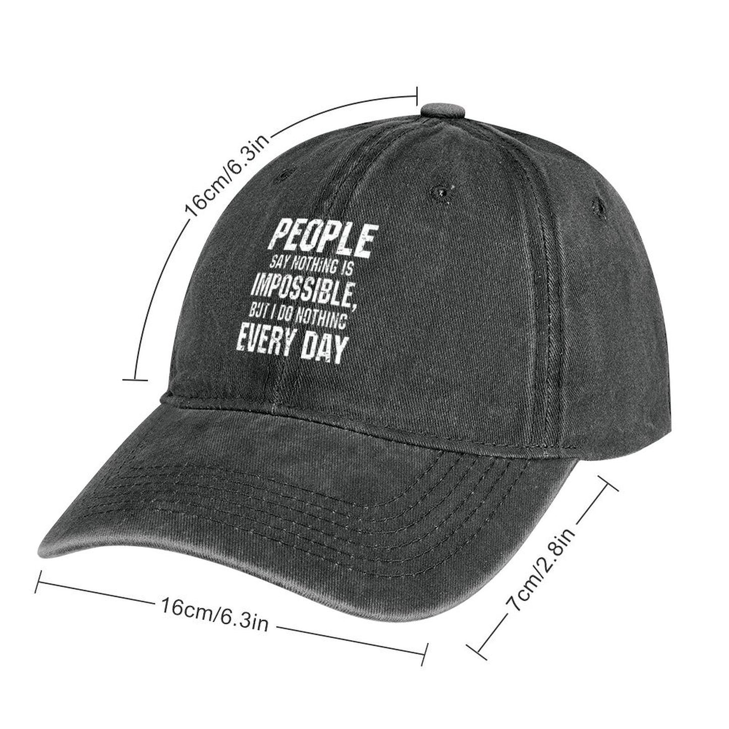 JOC Washed Denim Baseball Cap 2305103304