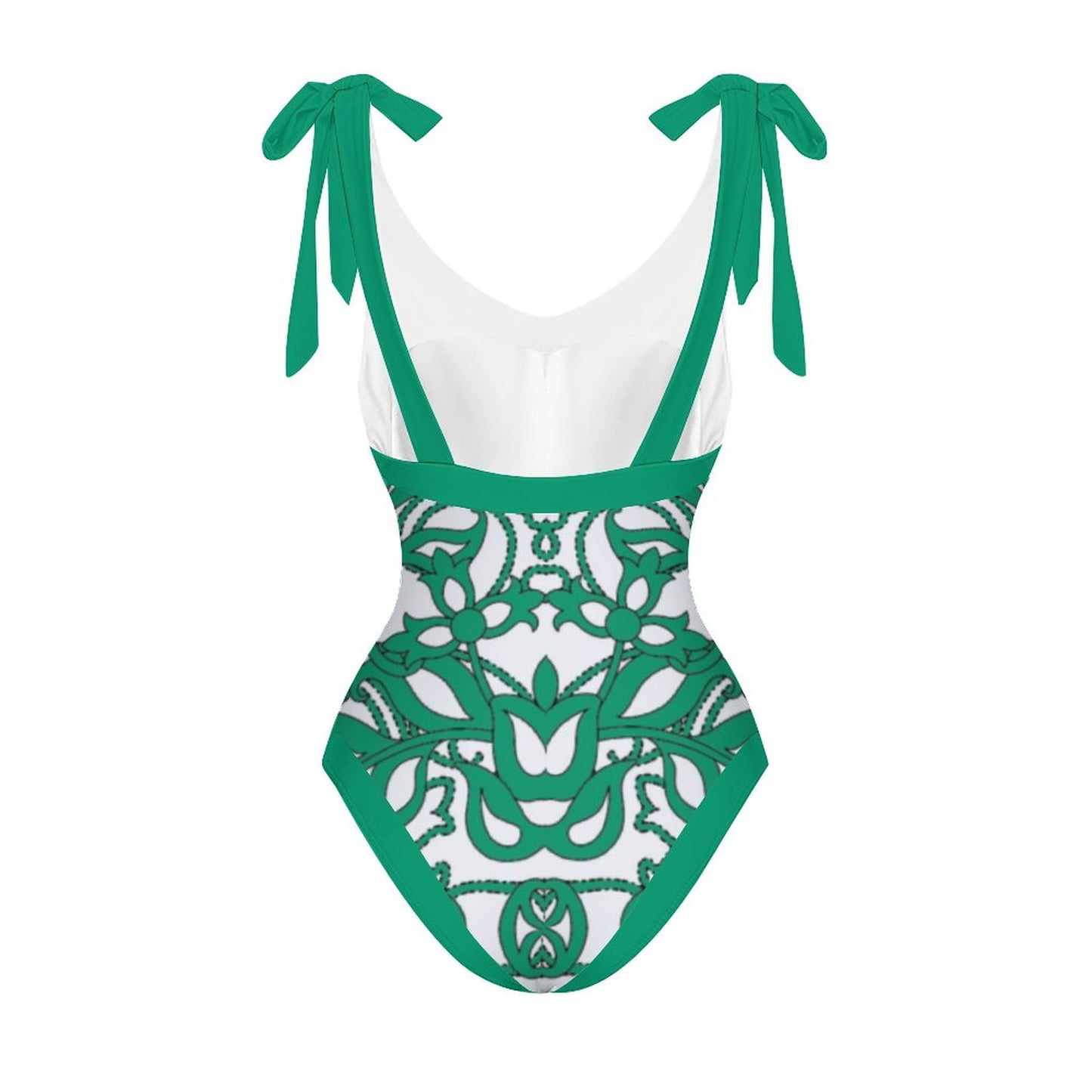 Casual Printed One-Piece Swimsuit And Cover Up 2305104273