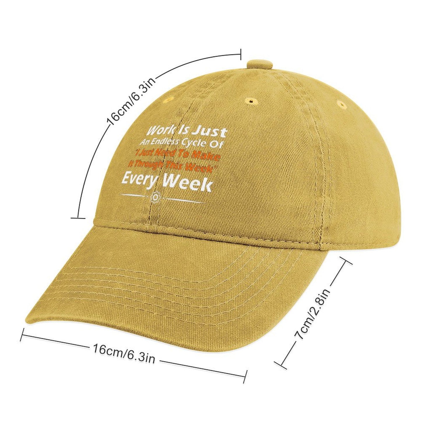 JOC Washed Denim Baseball Cap 2305102541