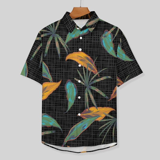 Men's Botanical Print Vacation Hawaiian Shirt 2306104582