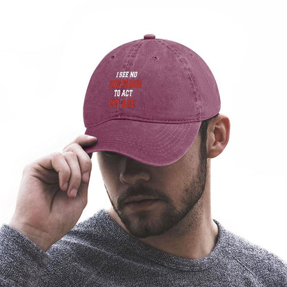 JOC Washed Denim Baseball Cap 2305102806
