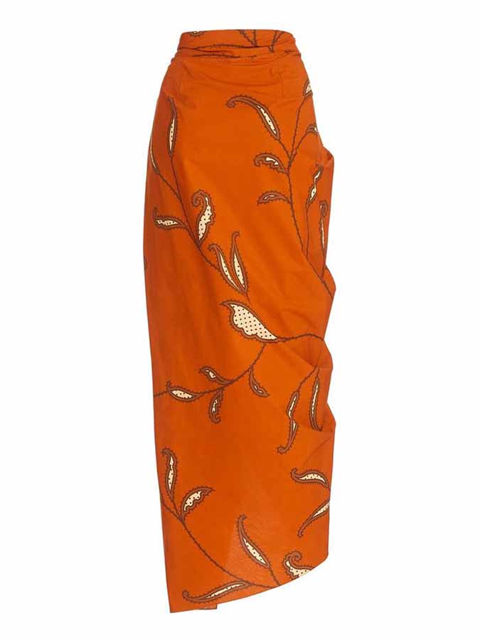 Ruffled Printed One Piece Swimsuit and Cover Up