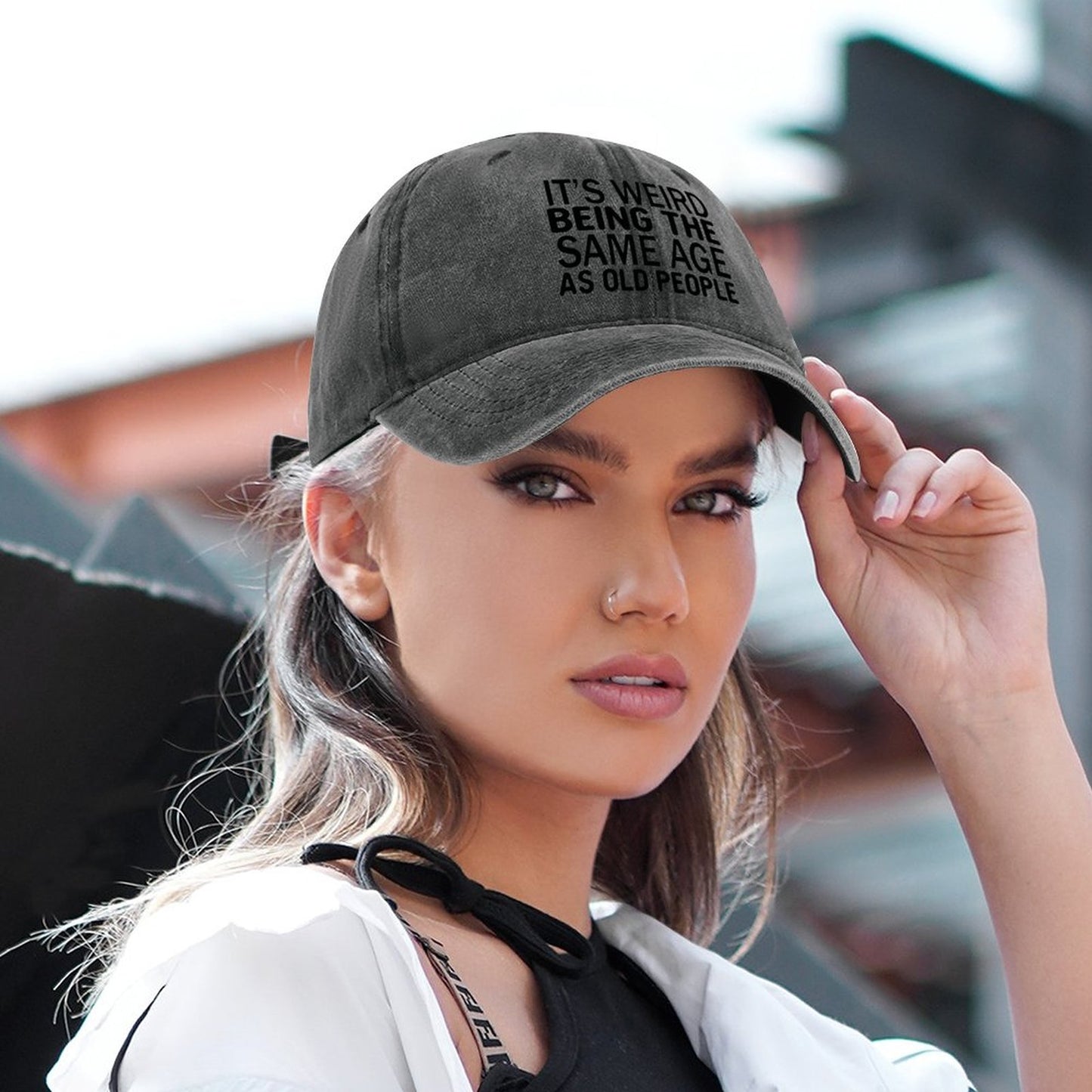 JOC Washed Denim Baseball Cap 2305101891