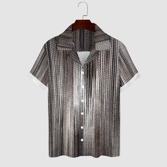 Men Hawaiian Casual Short Sleeve Shirt 2307100355