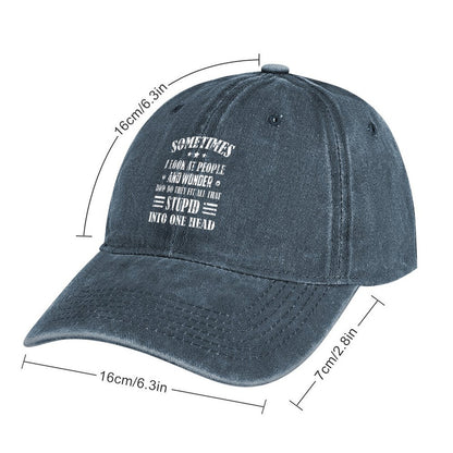 JOC Washed Denim Baseball Cap 2305102342