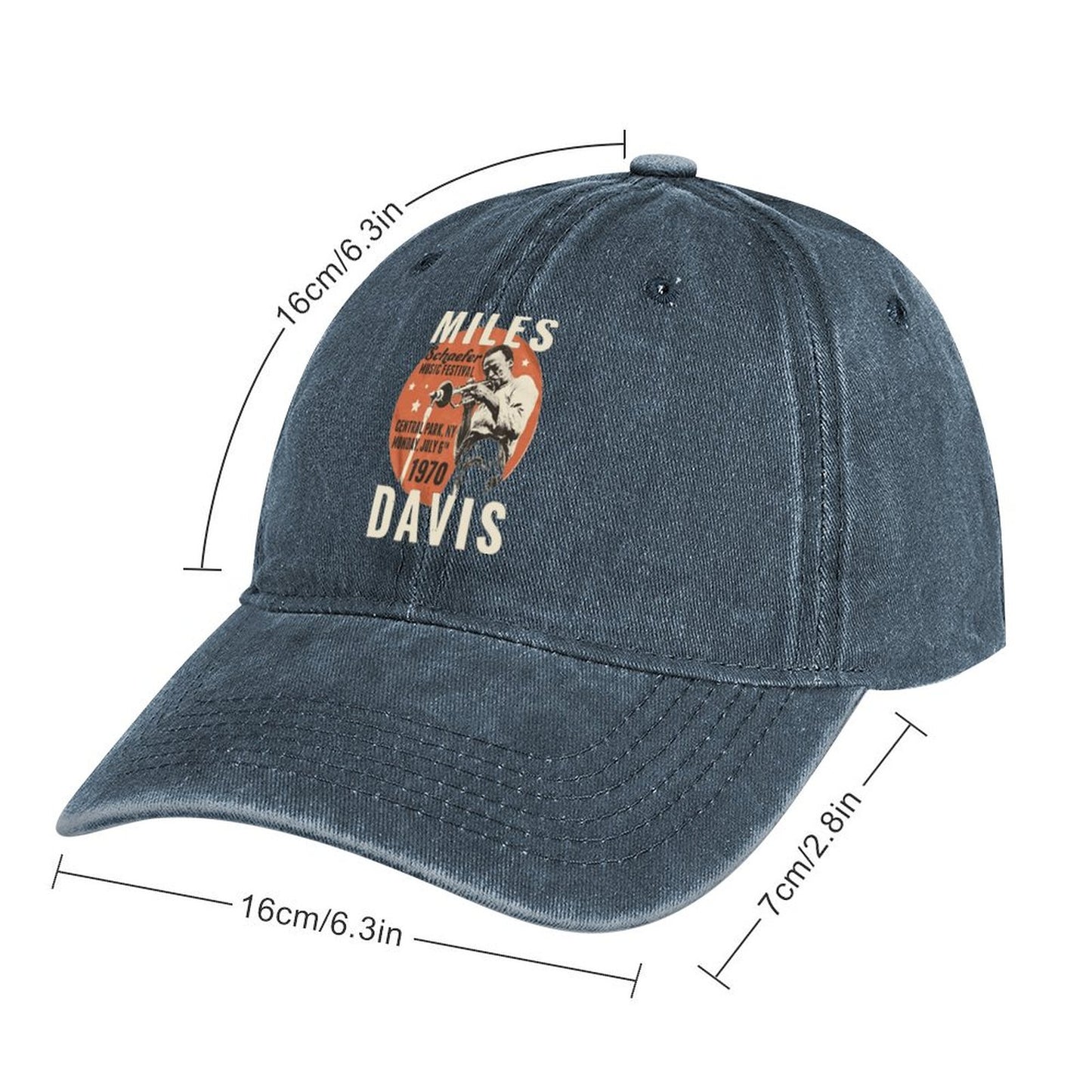 JOC Washed Denim Baseball Cap 2305101878