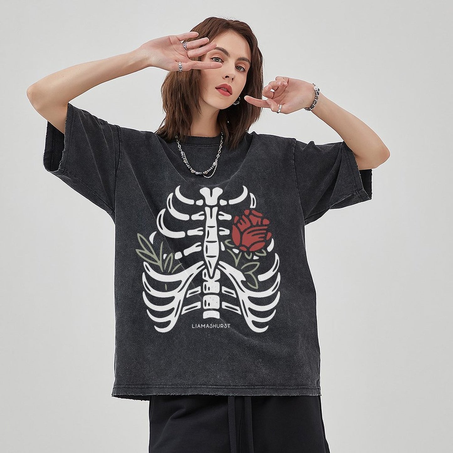 Unisex Vintage Solid Wash T-Shirts 2305101605