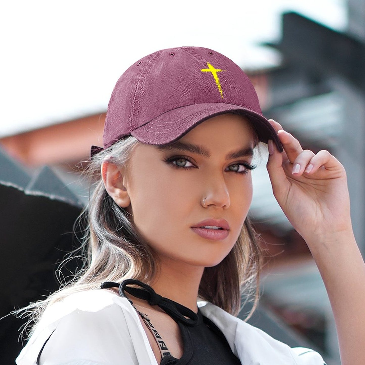 JOC Washed Denim Baseball Cap 2305101881