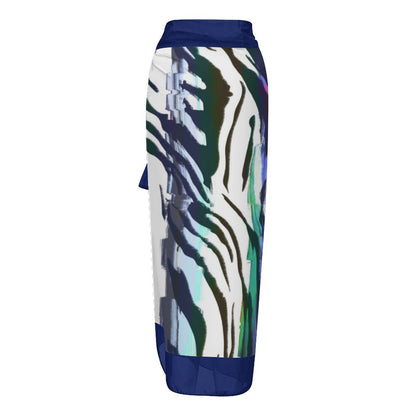 Casual Printed One-Piece Swimsuit And Cover Up 2305104287