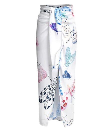 Bandeau Print Chic One Piece Swimsuits and Cover-Ups