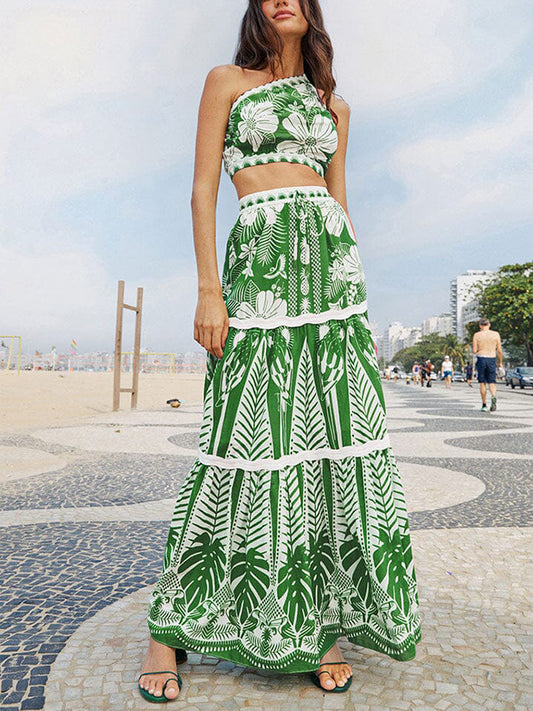 Floral Print One-pieces Swimsuits & Cover-ups