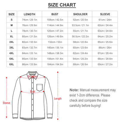 Men's Casual Printed Long Sleeve Shirt 2306103095
