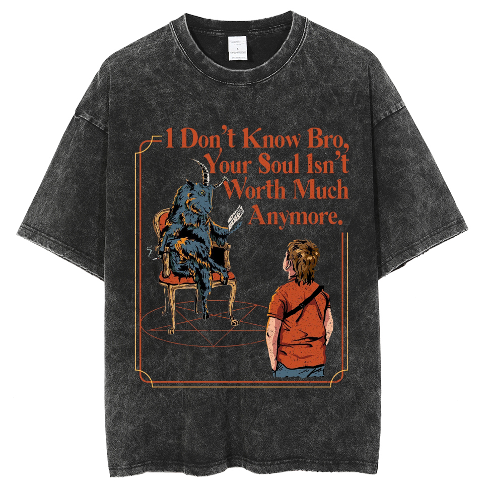 Unisex Vintage Wash Denim T-Shirts