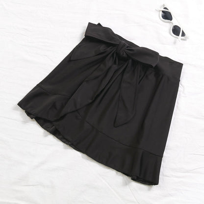 Reversible Bowknot Tie-shoulder One Piece Swimsuit
